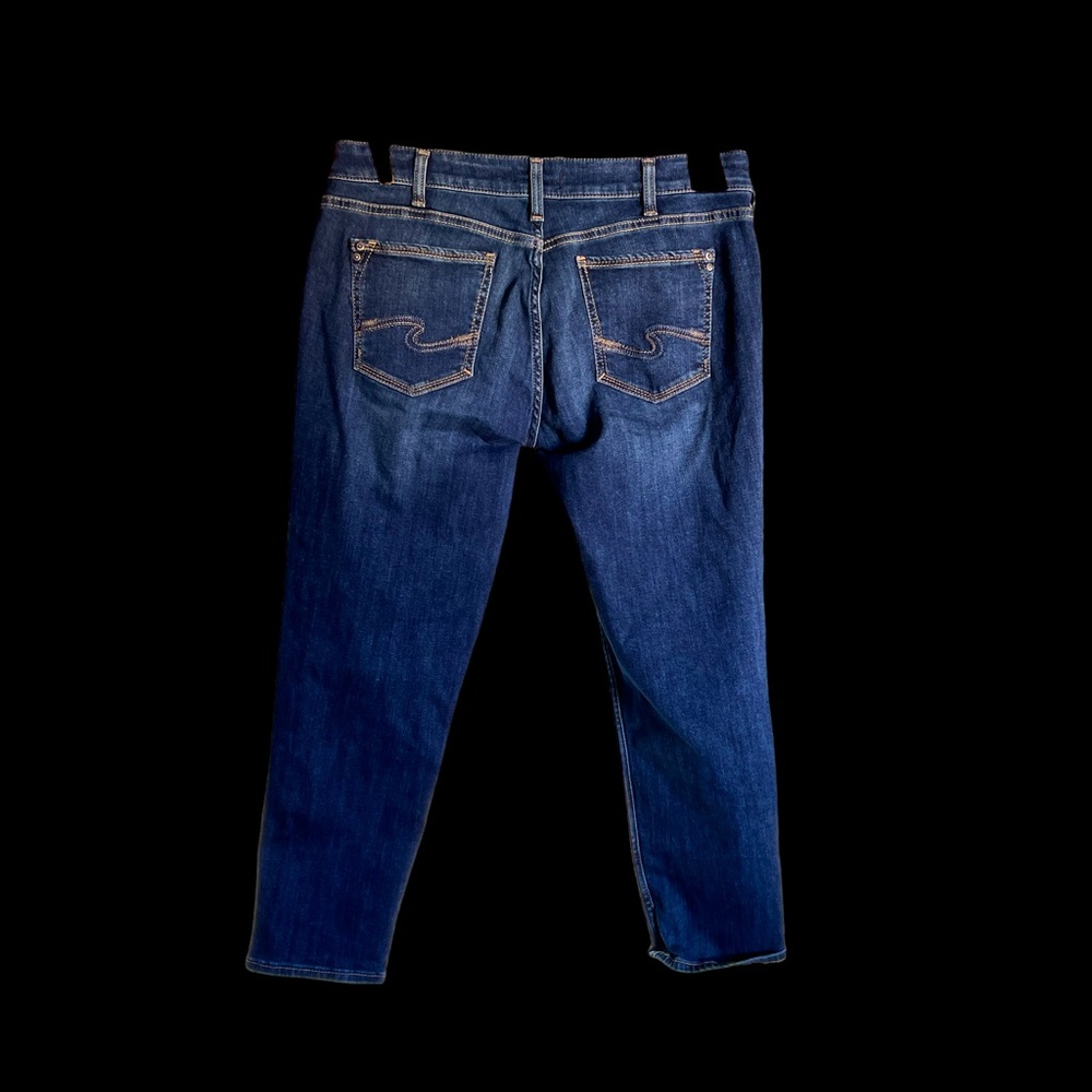 Silver Suki skinny crop